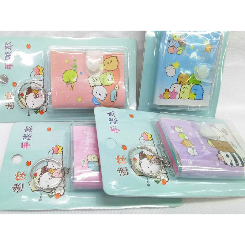 Sổ ghi chép khổ A8 xinh rẻ San-x SUMIKKO GURASHI Mini Notebook Kawaii animal Portable Pocket Notepad Memo Diary Planner Agenda Organizer Sketchbook Office School Stationery