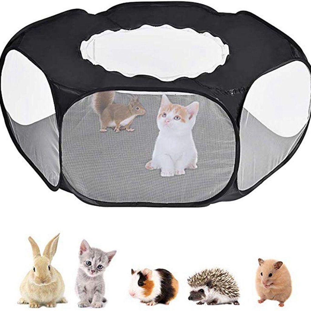 Elsworth Playpen Yard Động Vật Nhỏ Chống Thấm Nước Có Vỏ Bọc Hàng Rào Hình Thỏ / Nhím Có Khóa