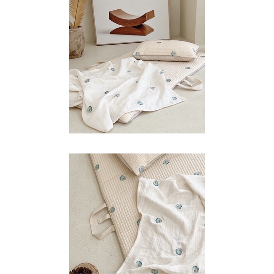 ĐỆM NGỦ GẤP GỌN DOTTODOT & MALOLOTTE HÀN QUỐC CHO BÉ - Made in Korea