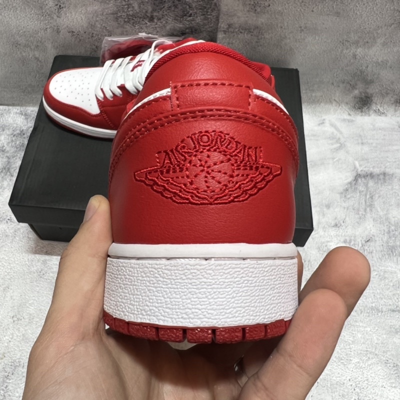 [KELLY SNEAKERS] Giày Thể Thao Sneaker Jordan 1 Low Đỏ Trắng - GymRed Cao Cấp (Ảnh Thật + Hàng Sẵn) | BigBuy360 - bigbuy360.vn