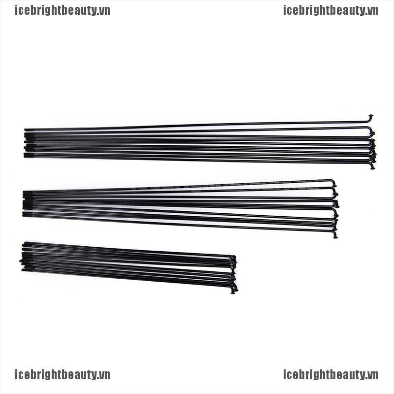 Bộ 10 Căm Xe Đạp 14G + Núm Vú 12mm 170~286mm Bằng Thép