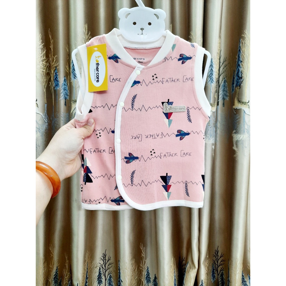 Áo gile nỉ họa tiết dễ thương cho bé Father Care (9m-24m)