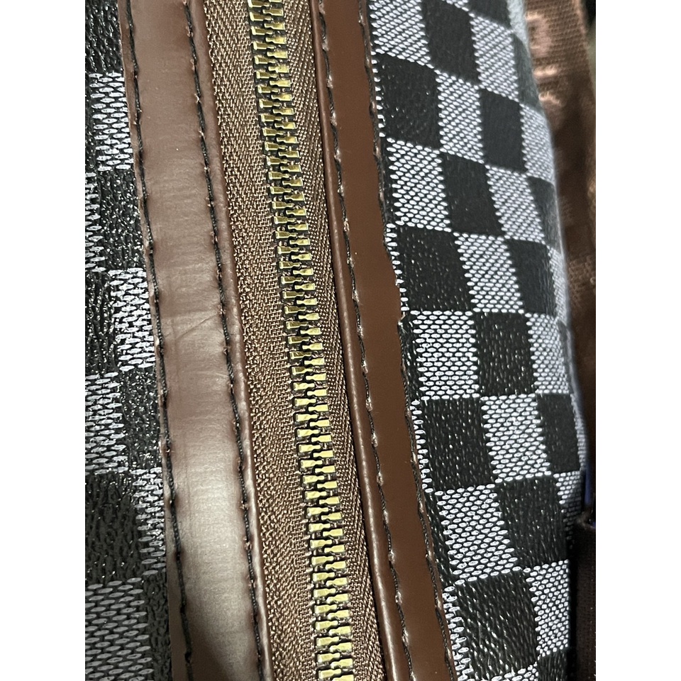 [MẪU MỚI}Túi xách túi trống đeo chéo du lịch caro lớn nền tối cỡ đại 55cm cao cấp chuẩn loại 1 ST50I Shalla