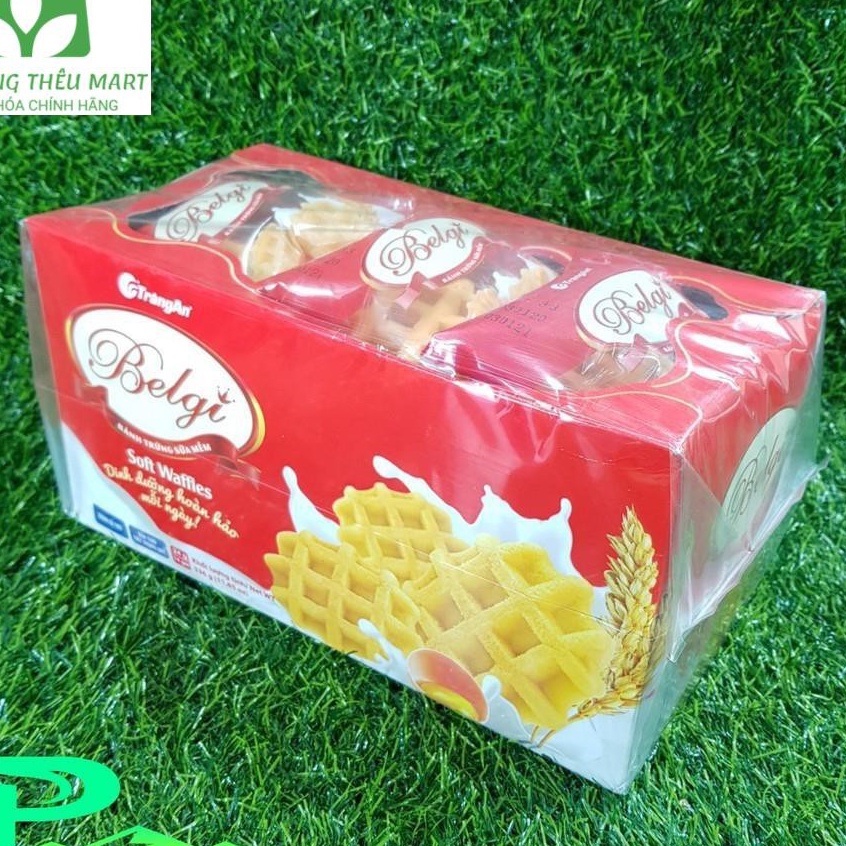 Bánh trứng sữa mềm Belgi Tràng An hộp 336g
