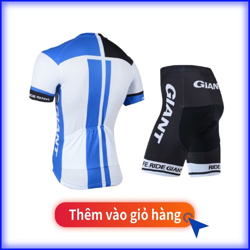 GIANT Phong cách mới Thoải mái Thoải mái Quần áo Đi xe đạp dành cho Đội chuyên nghiệp Nam Màu trắng Tay ngắn Tay áo Bộ Áo khoác Đi xe đạp