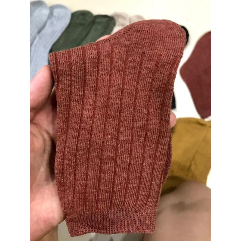 Set 10 đôi tất cao cổ style Hàn Quốc