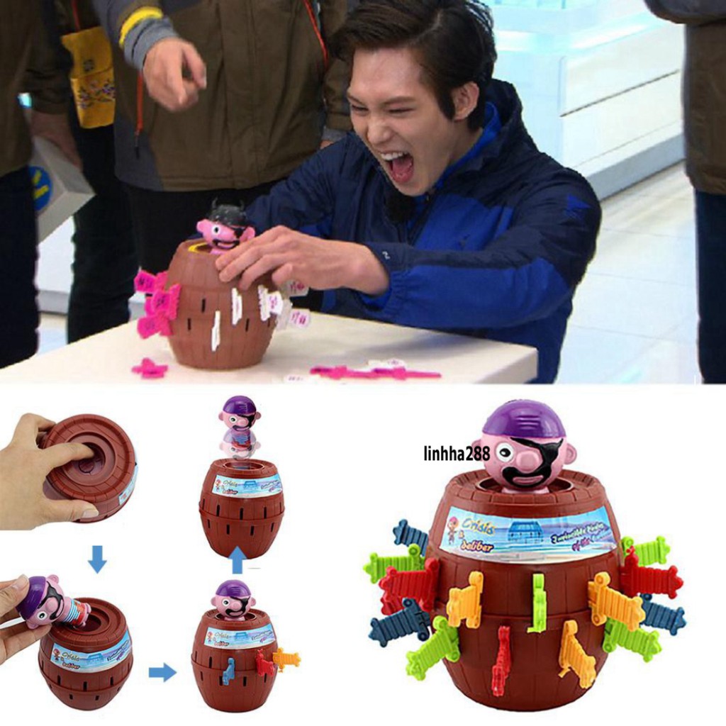 [HOT HOT HOT] Đâm hải tặc size lớn 20cm thùng hải tặc vua hải tặc