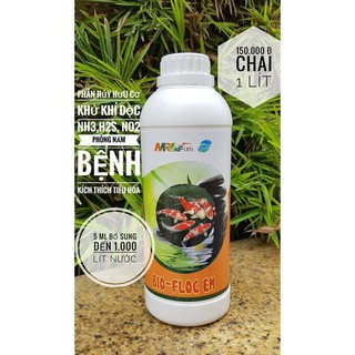 Vi sinh bio-floc em mr bio 1l dành cho cá koi