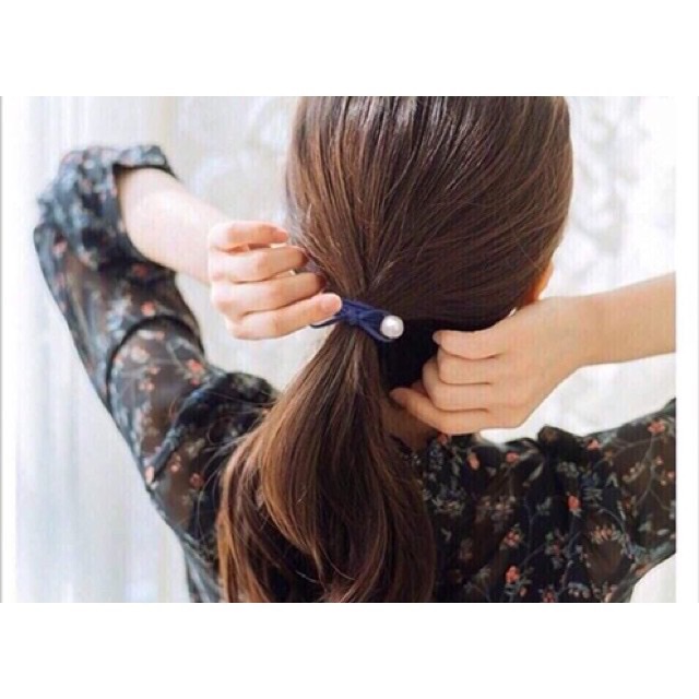 Hộp dây buộc tóc 12 chi tiết siêu xinh