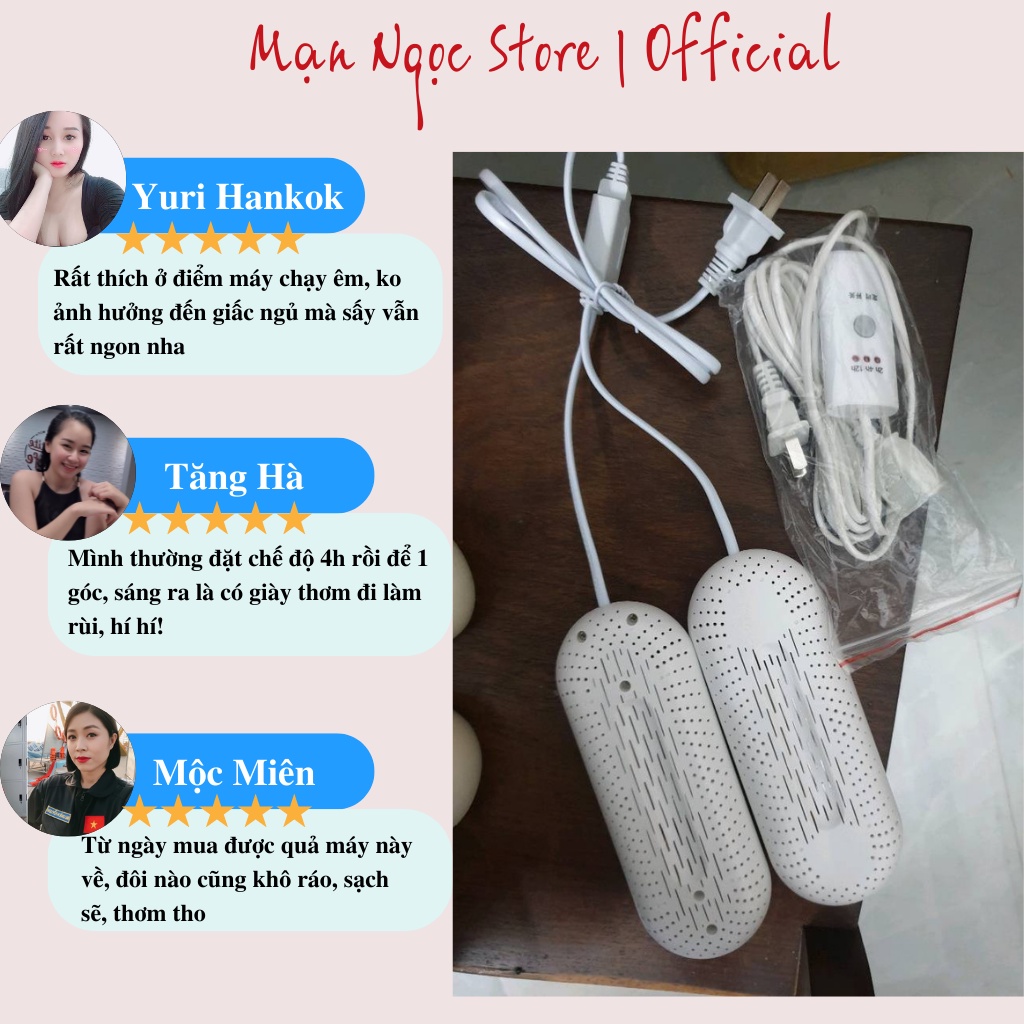 Máy sấy giày công nghệ ShoeZero, Sothing, XiaoMi, máy tự động sấy khô khử mùi giày dép, máy sấy có hẹn giờ