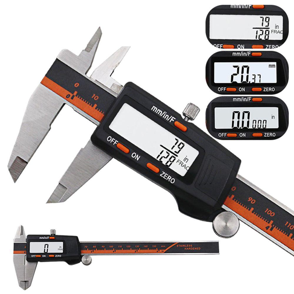 KRNY Thước Đo Kỹ Thuật Số Bằng Thép Không Gỉ 150mm