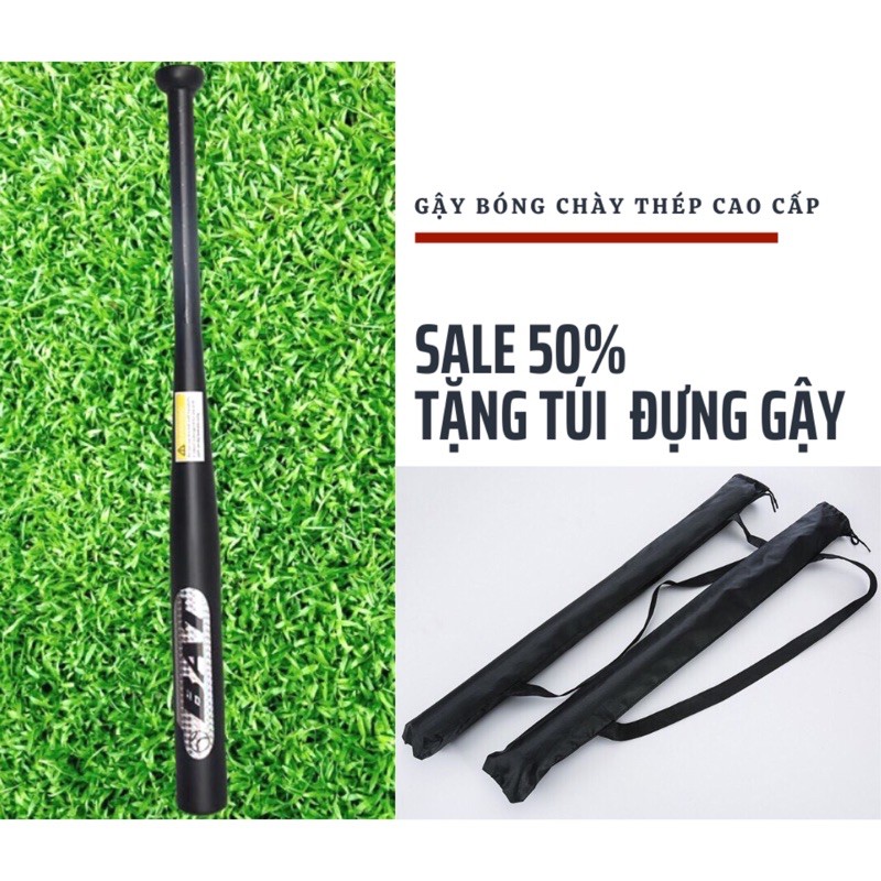 Gậy bóng chày thép BAT+túi đựng gậy