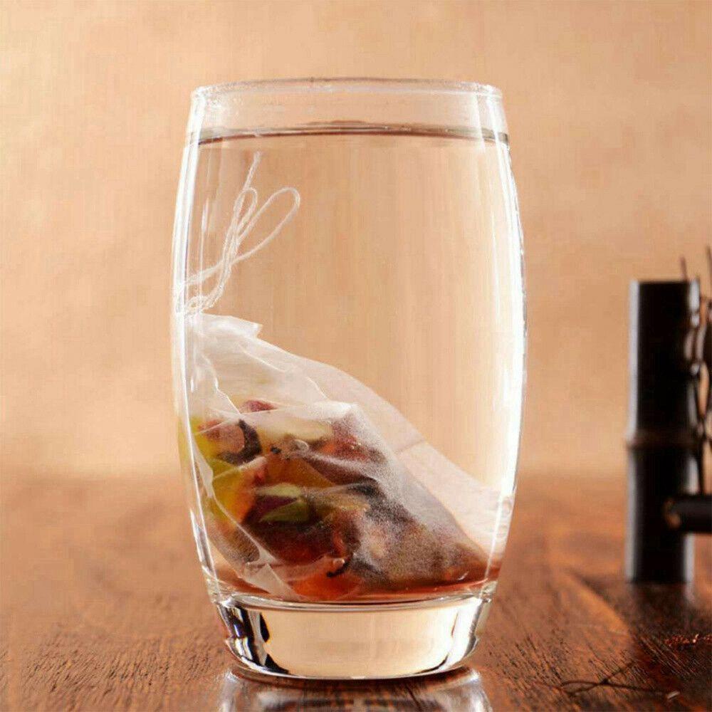 PATRICIA Set 100 Túi Lọc Trà Dây Rút Dùng Một Lần Tiện Dụng