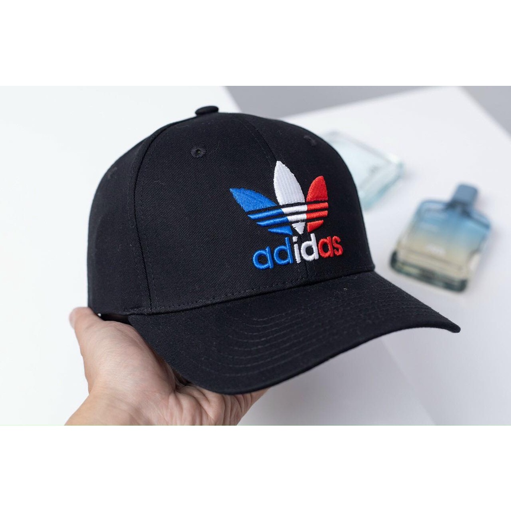 Nón kết, mũ lưỡi trai nam nữ Adidas Cờ Pháp màu vải đẹp form chuẩn