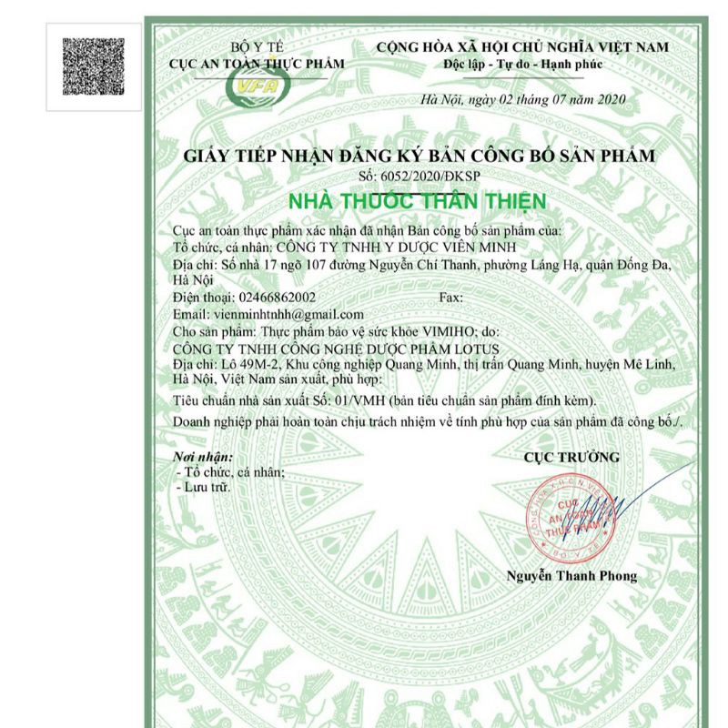 Siro ho VIMIHO 🔥 thảo dược ngừa ho an toàn hiệu quả cao cho bé