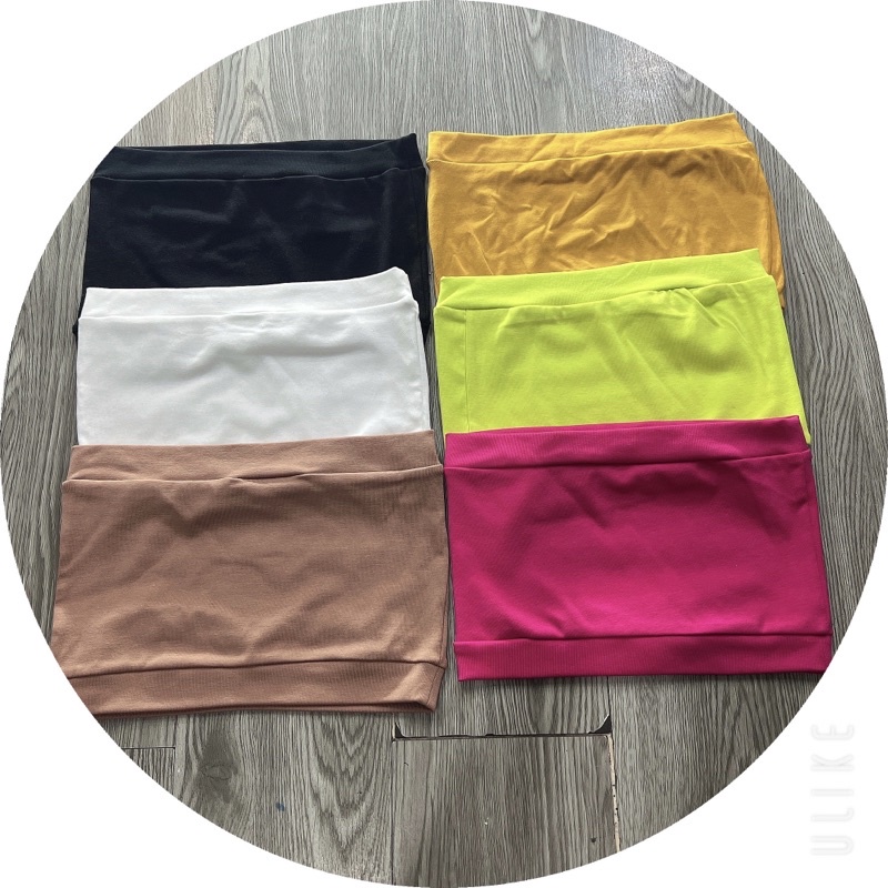 Áo ống croptop cúp ngực thun porip sịn sò
