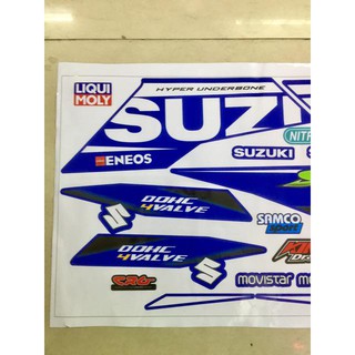 Tem Satria Movistar xanh Gp (bộ)