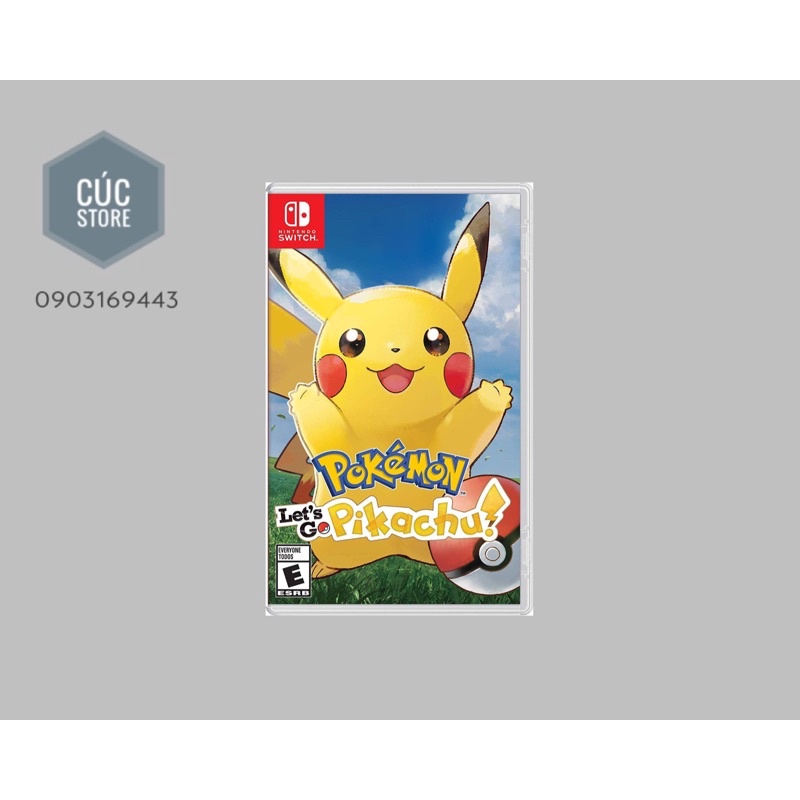 Đĩa chơi game SWITCH: Pokemon Let's Go, Pikachu!