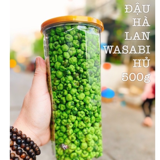 Đậu hà lan wasabi hũ 500gr