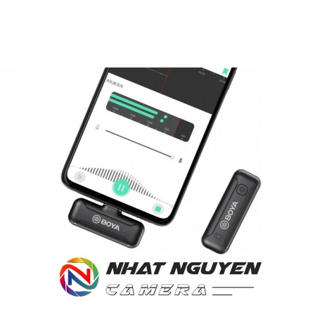 Micro không dây Type C BOYA BY-WM3T1-U (1 người nói) - Mic không dây Boya cho điện thoại cổng USB C ( 1TX+1RX)