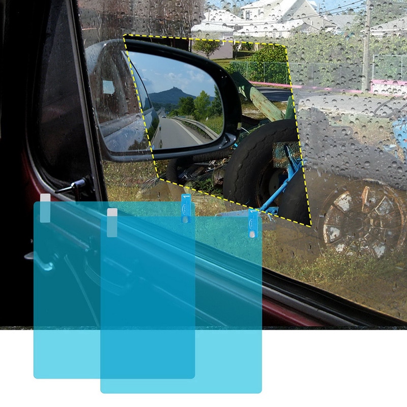 Bộ 2 miếng dán cửa kính xe hơi bảo vệ chống sương mù tiện lợi | BigBuy360 - bigbuy360.vn