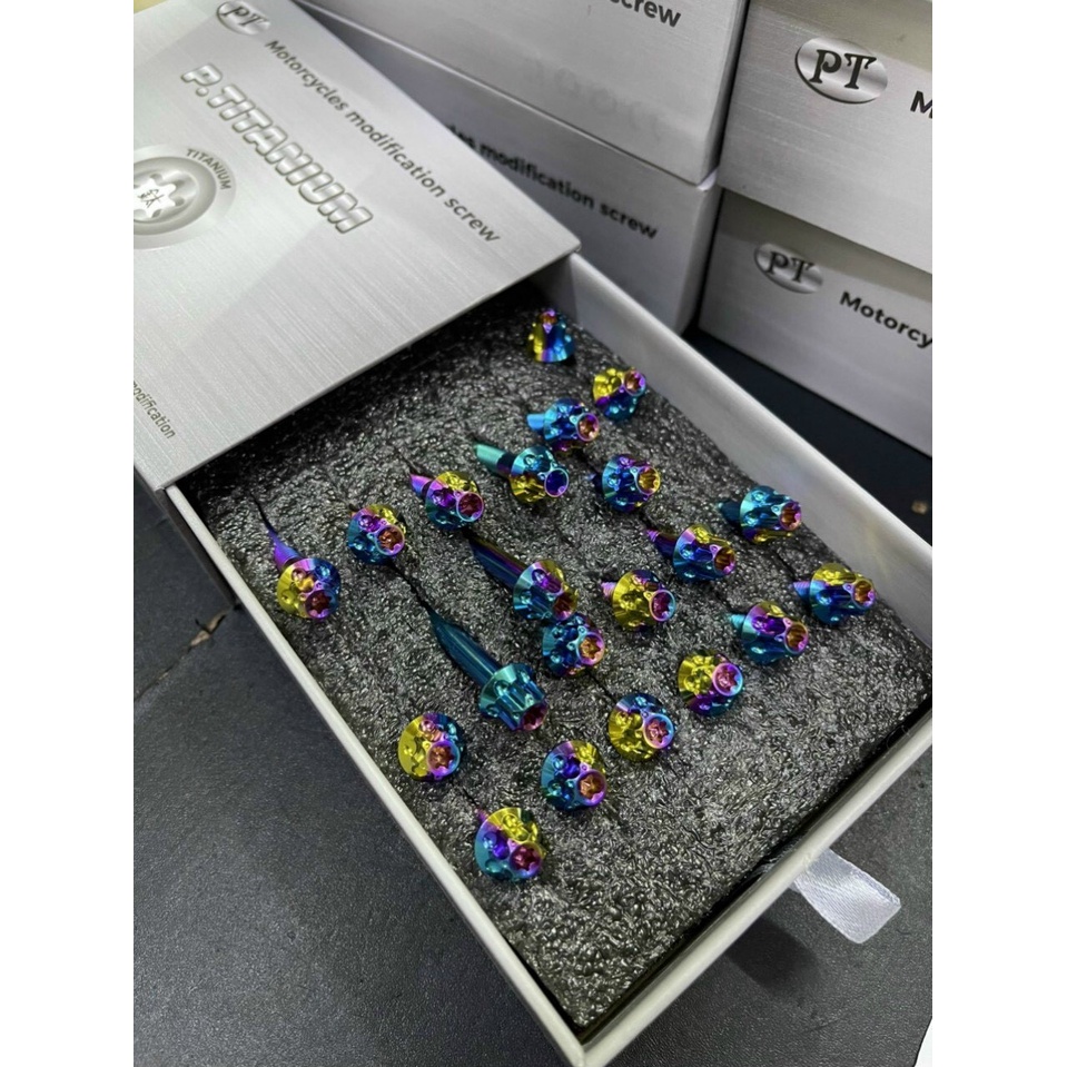 Ốc Lốc Máy GR5 nhiều màu cho xe Ex2010 Ex135 Ex150 Sirius Sirius Fi Winner Dream, nhiều màu lựa chọn