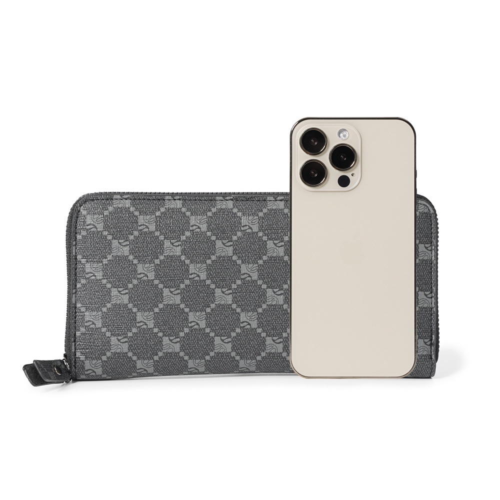 Ví Nam Dáng Dài Sức Chứa Lớn Có Nhiều Ngăn Đựng Thẻ Phong Cách Doanh Nhân K091