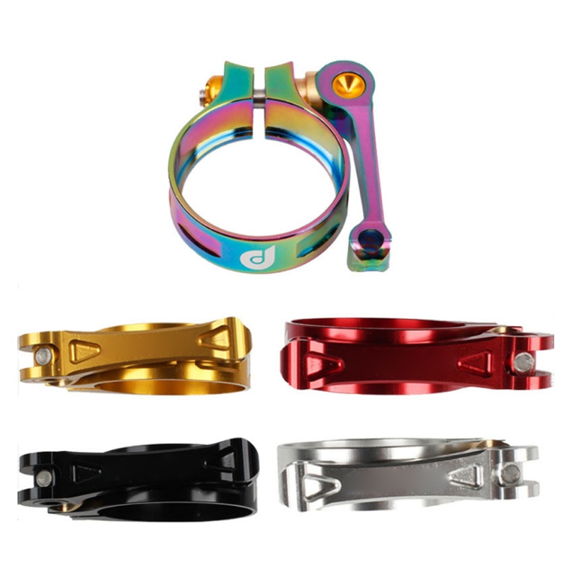 QQ Kẹp Cố Định Yên Xe Đạp Gấp Gọn Giắc Cắm 33.9mm Năm Màu Tùy Chọn