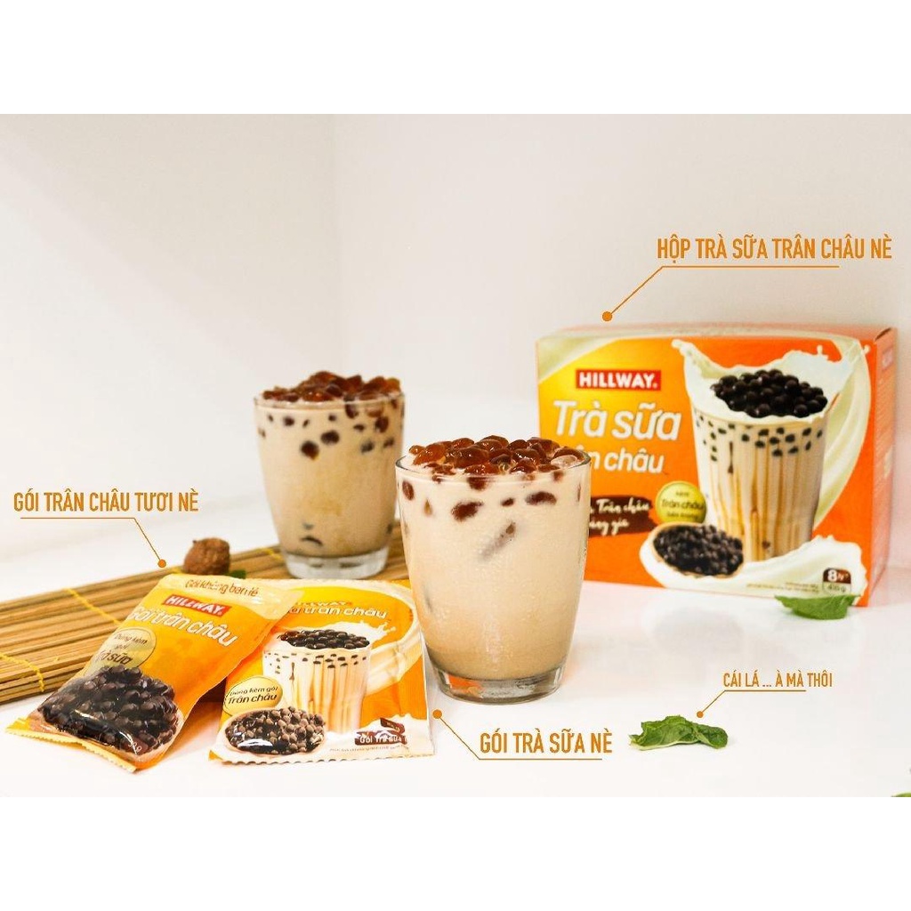 Trà sữa trân châu Hillway ⚡ LOẠI NGON  ⚡ set Trà sữa pha sẵn hương vị thơm ngon thanh mát
