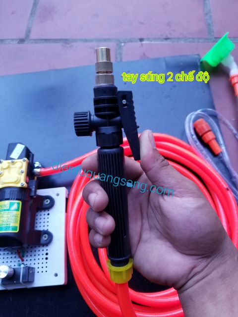 Bộ máy bơm phun thuốc, xịt rửa đa năng