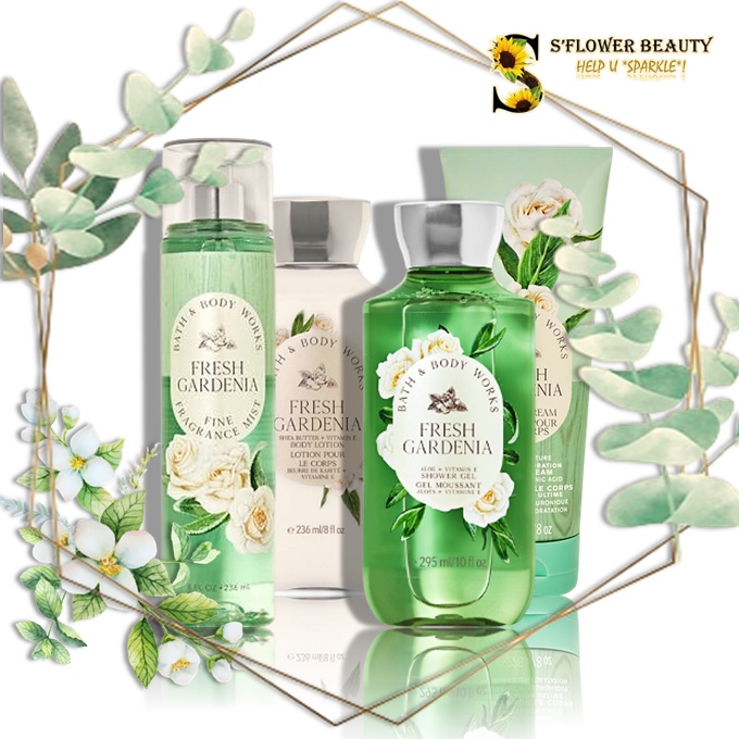 Fresh Gardenia | Sản Phẩm Tắm Dưỡng Xịt Thơm Toàn Thân Lưu Hương Mịn Da Bath &amp; Body Works