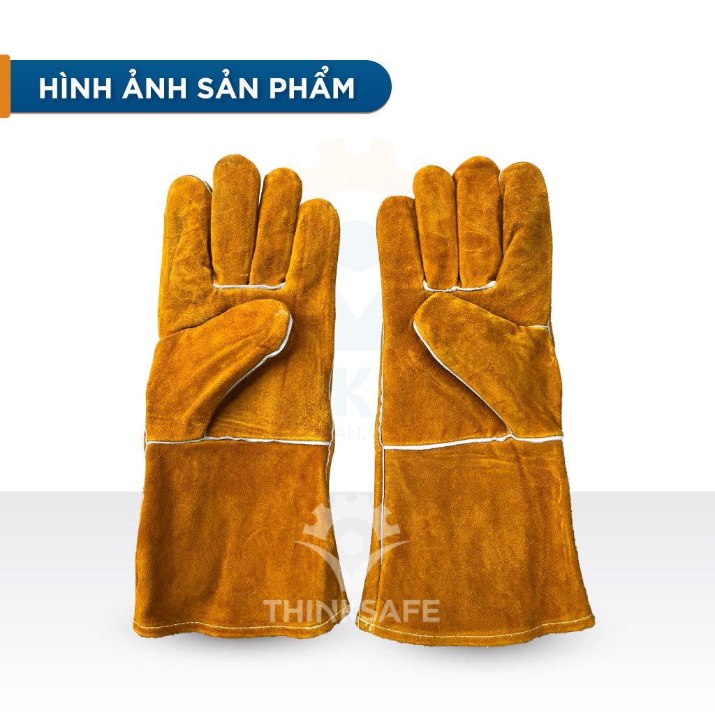 Găng tay chịu nhiệt Everest Safety EW14 da hàn, chống tia lửa văng bắn