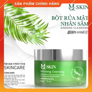 Bột rửa mặt nhân sâm mqskin chính hãng