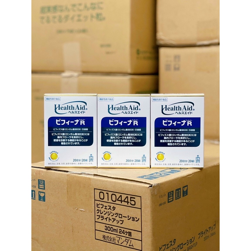 Hộp đựng 20 gói men tiêu hóa Health Aid Nhật Bản