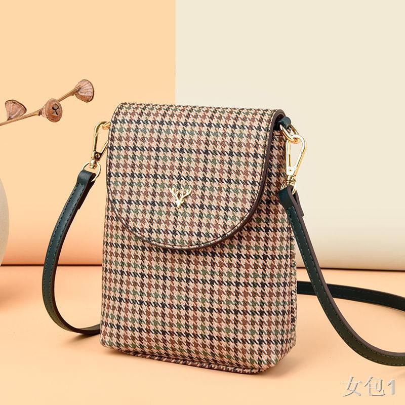 Tinh Đạo Titrang ng ên Nes Net Mobile Bag Nữ Mini Túi nhỏ Ví Slung Fashion điện thoại di động xách màu đỏ B2