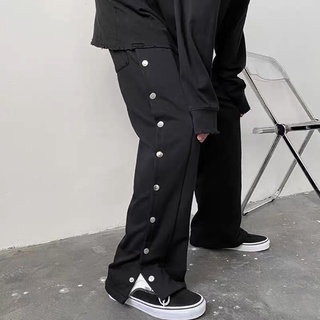 Quần Buttons Pant Đen nhiều nút Unisex (video)