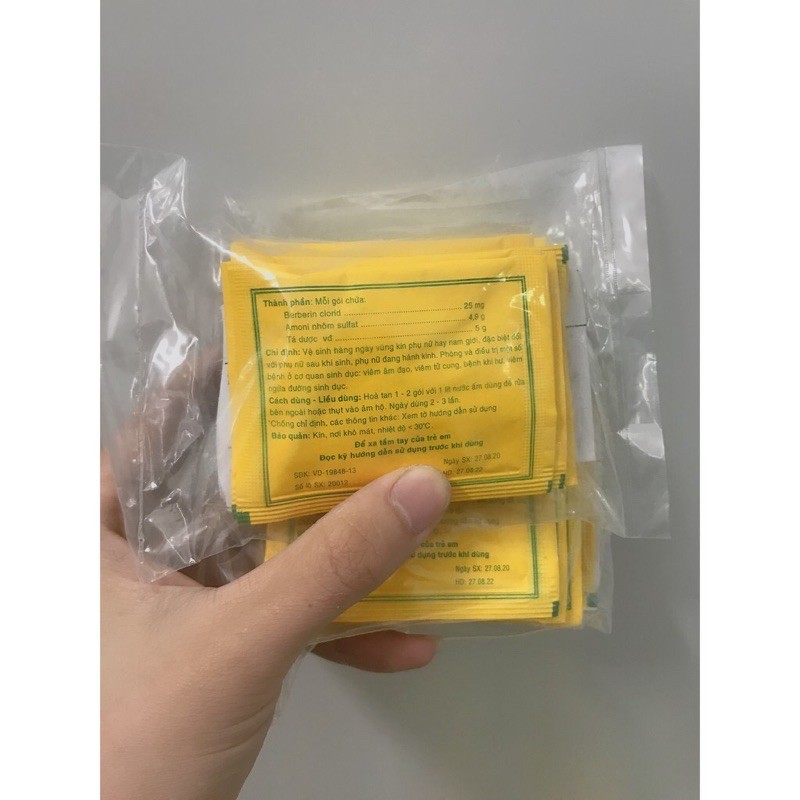 10 Gói rửa vệ sinh Gynopic- 1 túi/10gói