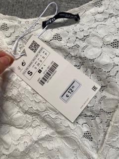 Áo ren zara kèm tag chip