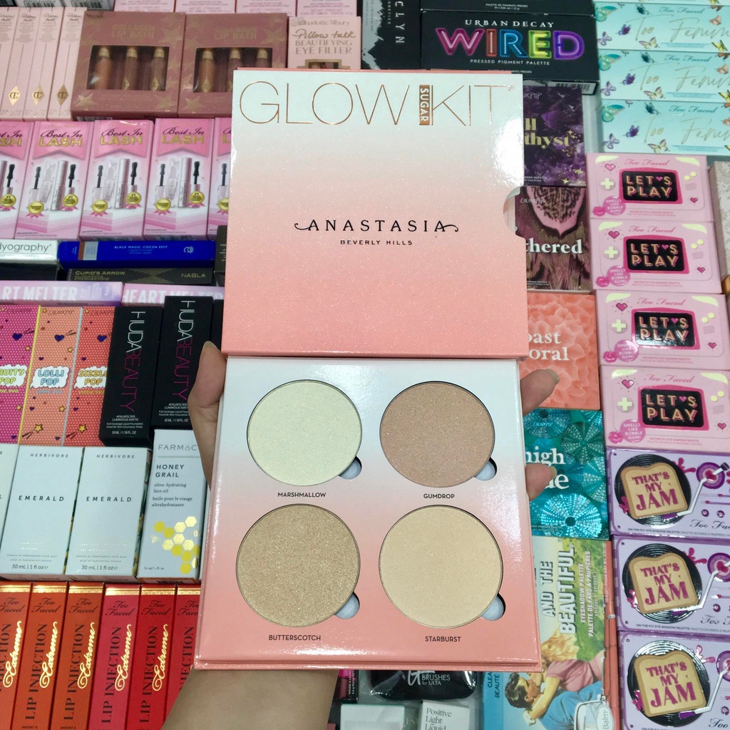 Anastasia Bervely Hills - Bảng Phấn Bắt Sáng Anastasia Beverly Hills Sugar Glow Kit