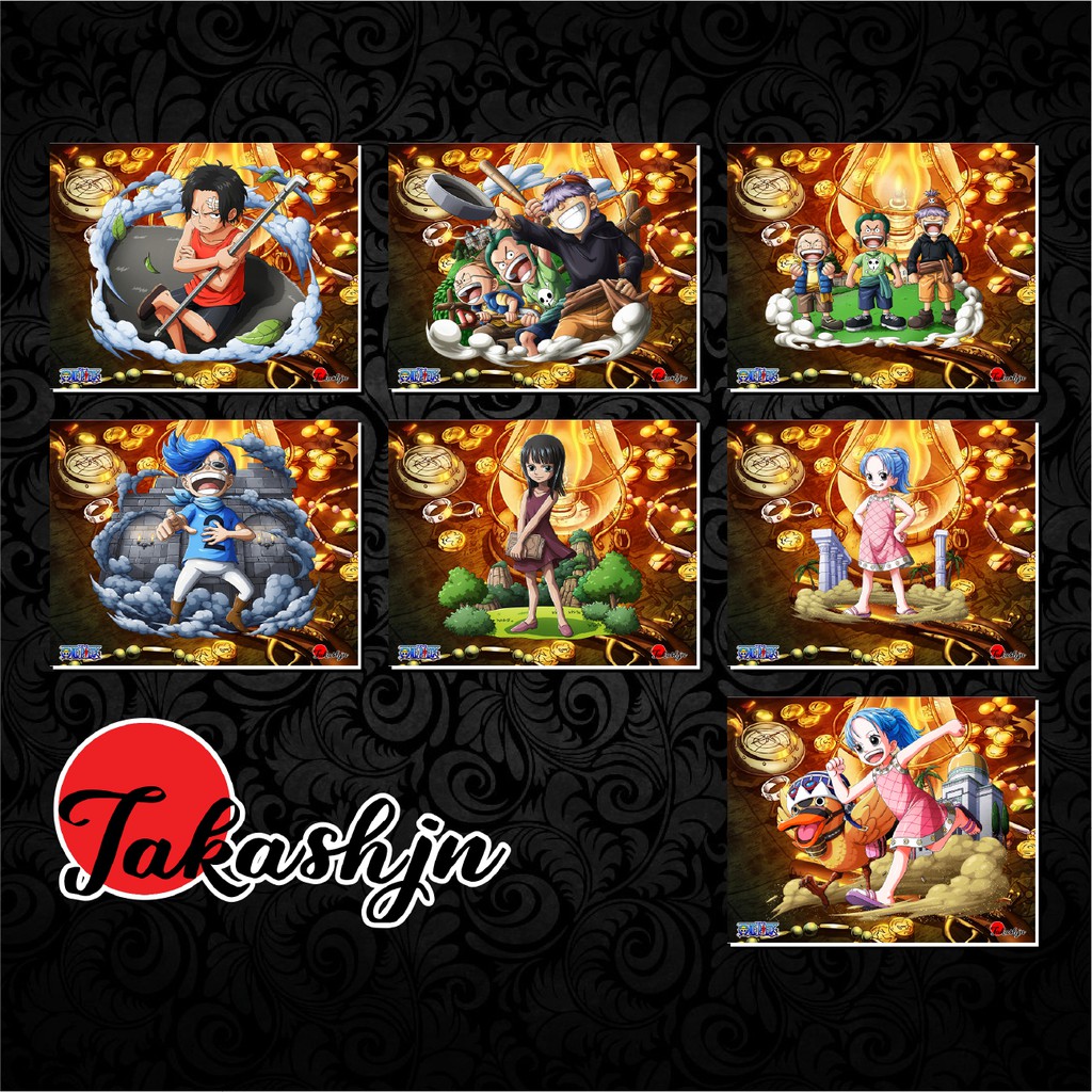 [Độc Quyền Phản Quang 7 Màu] - Phần 9 - Thẻ Bài One Piece - Kid Character