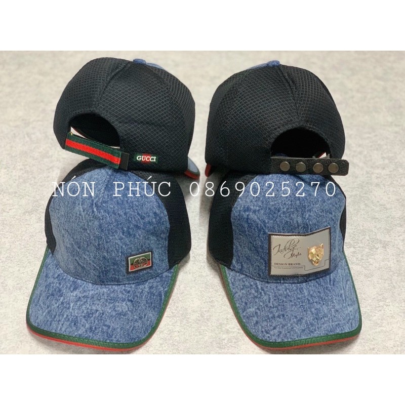 NÓN KẾT JEAN VÁ LƯỚI LOGO ĐỦ MẪU HOT