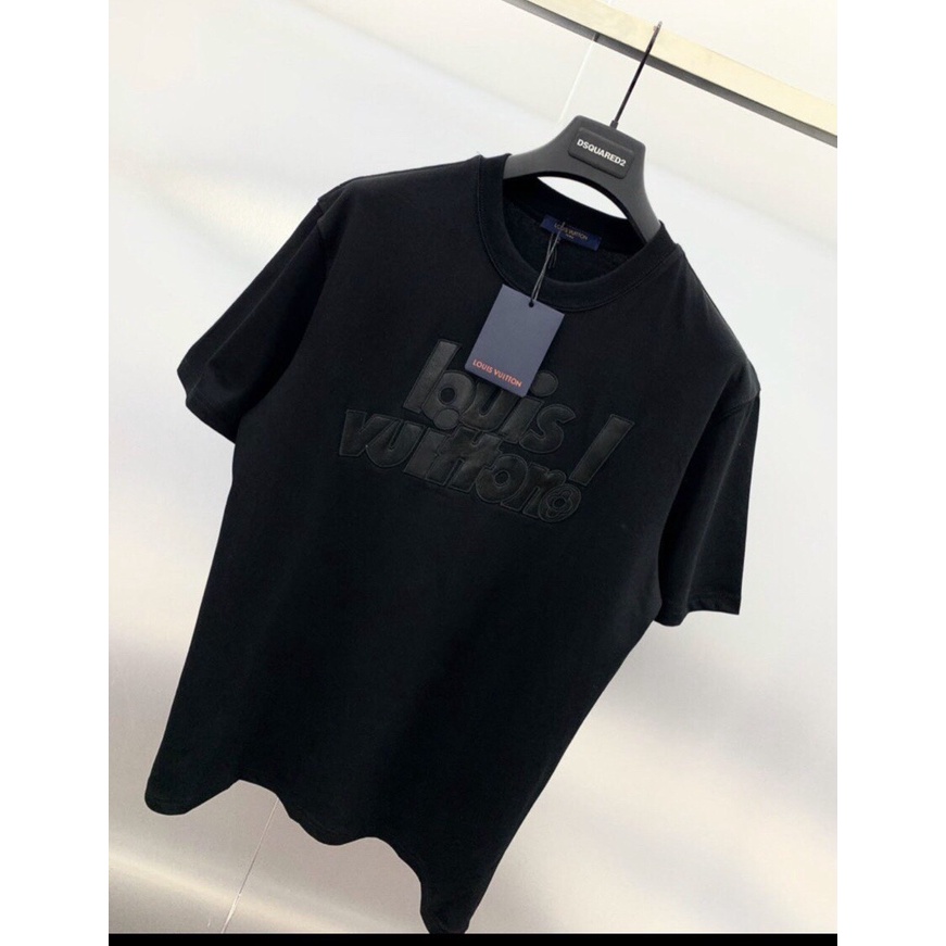 (Hàng Mới ) Áo Phông Cổ Tròn In Vân Nối LUITVUTON Cao Cấp - Cotton TICI Hàn Mịn Thoải Mái Hoạt Động Thể Thao