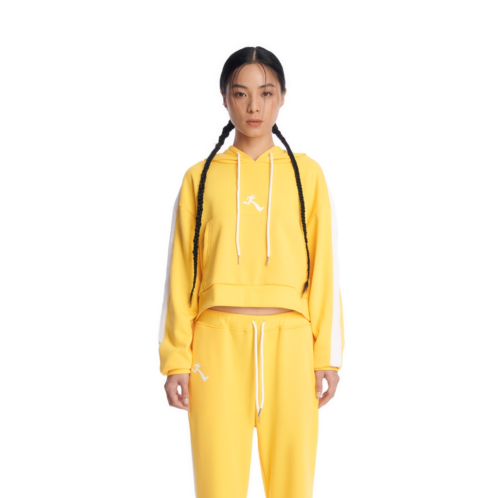 Áo Hoodie Running Man Vietnam Crop Màu Vàng cho Nữ - Chính hãng VieSHOP