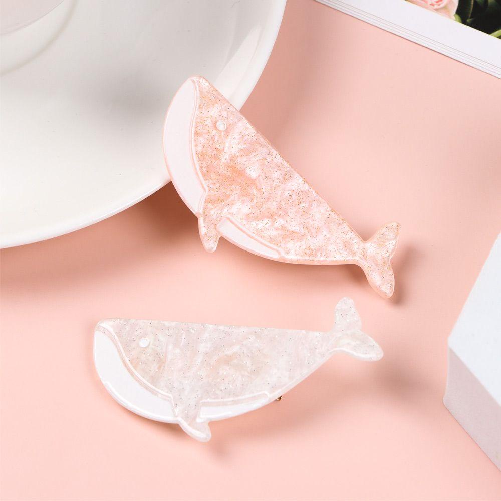 1 Kẹp Tóc Hình Cá Voi Lớn Nhiều Màu Sắc Dành Cho Nữ