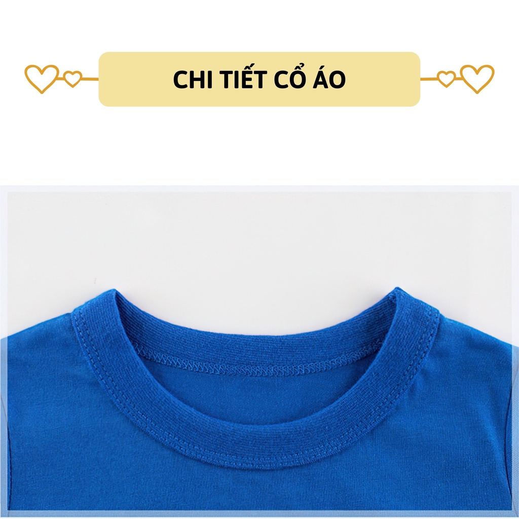 Áo thun bé trai ngắn tay 27Kids áo cộc nam 100% Cotton cho trẻ từ 2-10 tuổi BSTS5