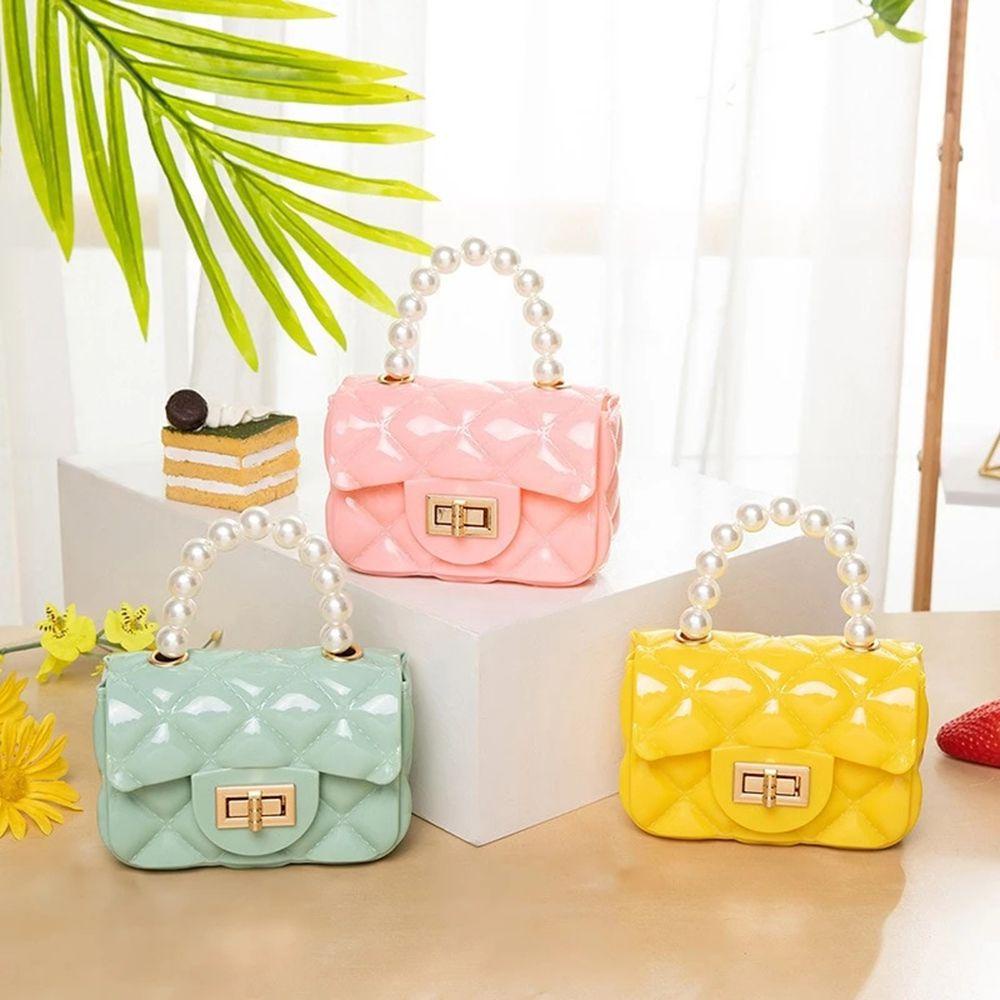 WTTLE Shoulder Bags Fashion Rhombus Soft Jelly Bag