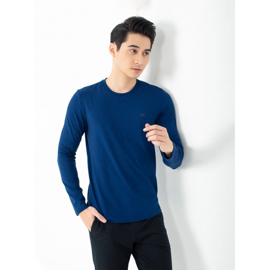 Áo thun nam dài tay Insidemen  cổ tròn  from ôm ILT008W1