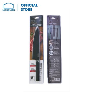Dao nhà bếp chef's knife dài 330 mm, bằng thép không gỉ ckk311 - màu đen