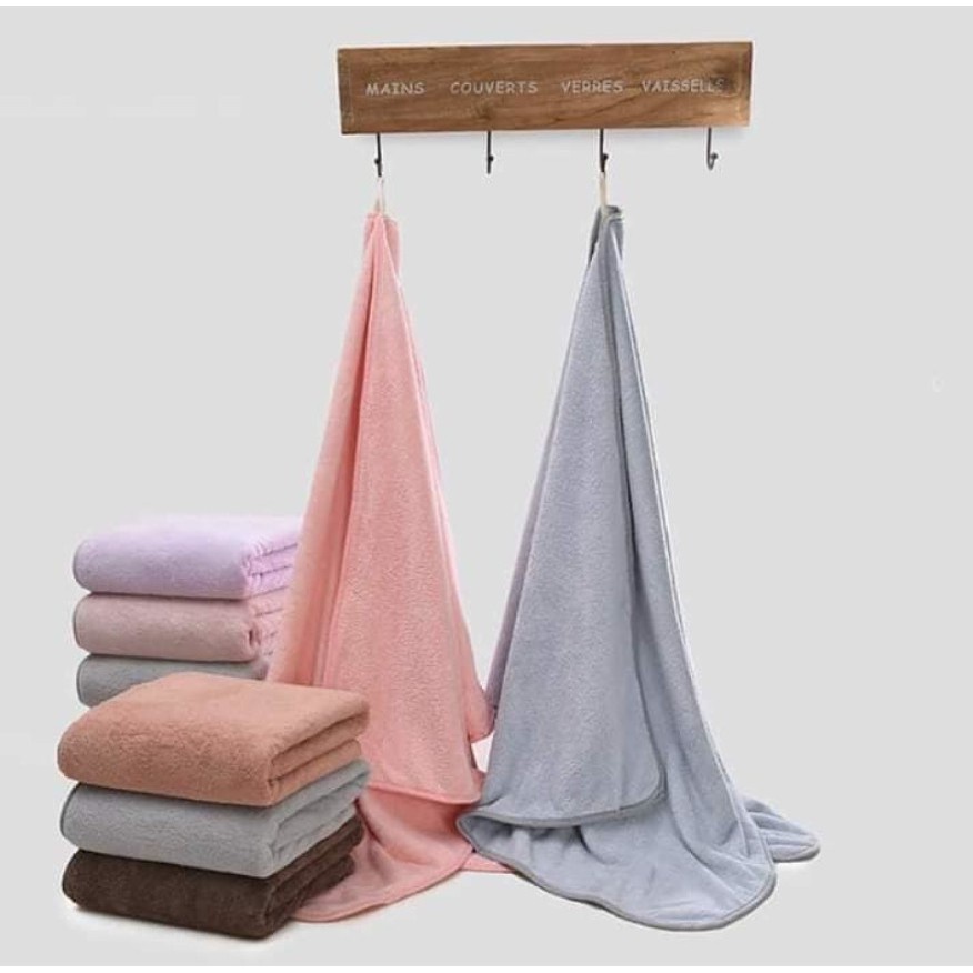 Khăn tắm Hàn Quốc 140cm x 70cm - Khăn tắm lớn cho bé 70x140