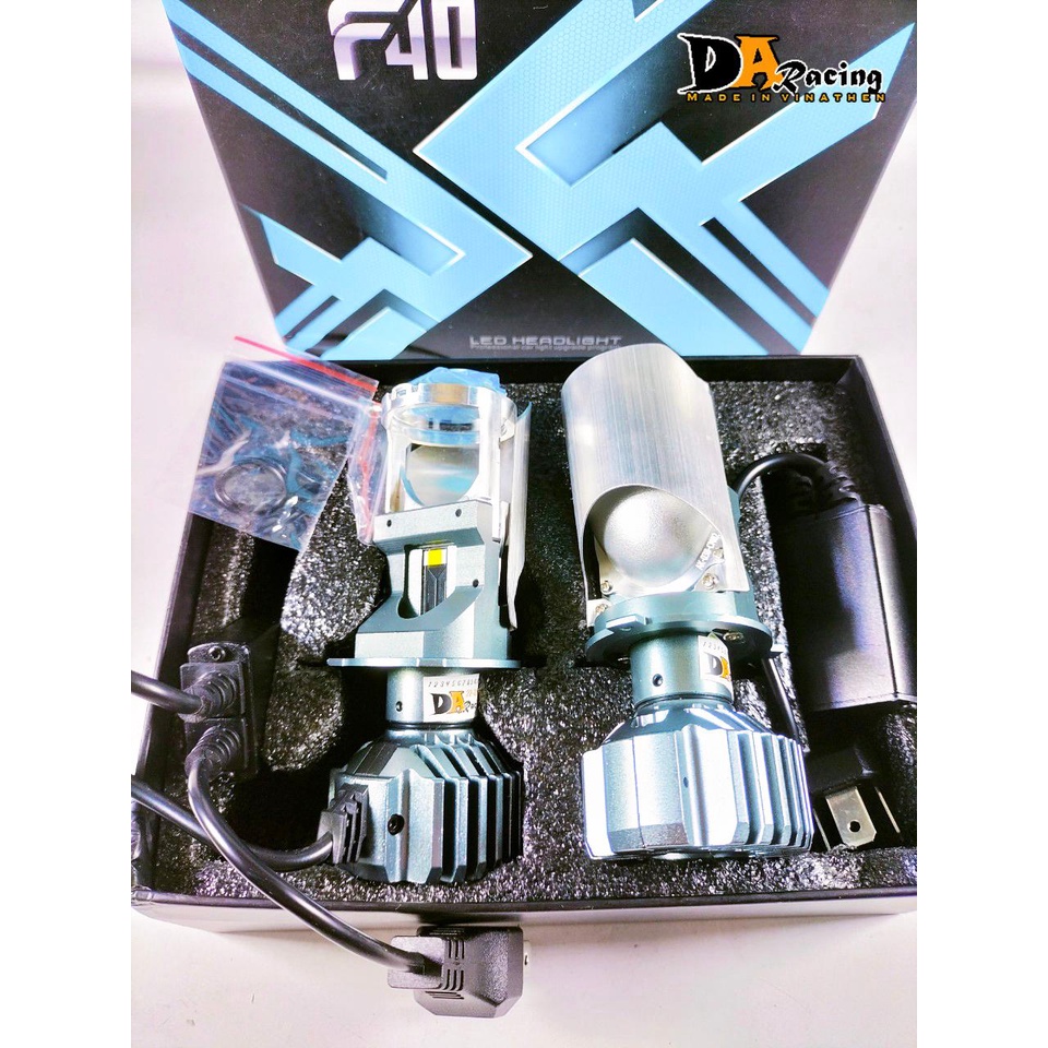 F40 Pro H4 30w/40w fix lỗi 12-24v tản nhiệt đồng bản chuẩn
